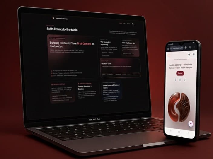 Portfolio + Custom Blog CMS